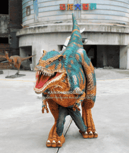 Dinozauru ražotāja reālistisks animācijas kostīms T-Rex DC-930