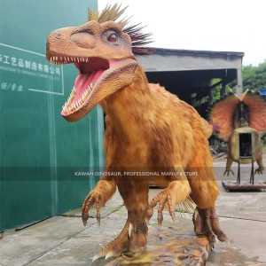 Feathered Dinosaurs Velociraptor Animatronic Dinosaur Statue