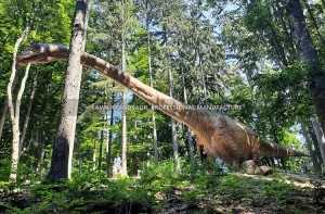 Giant Long Neck Dinosaur Seismosaurus Realistic Dinosaur Statue for Forest Park