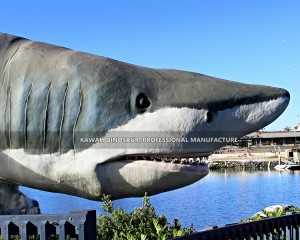 هٿ سان ٺهيل خريد ڪرڻ جو ڪارخانو Animatronic Shark For Sale Ocean Park Show AM-1606