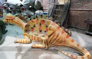 Diğer Eğlence Parkı Ürünleri Fiberglas Dinozor Sandalye Dış Mekan Ekipmanları FP-2412