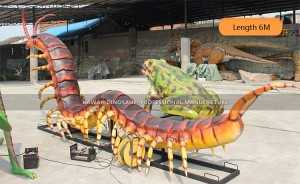 Afișare parc în aer liber Big Bugs Centipede Animatronic Animal Centipede Statuie Personalizare AI-1435
