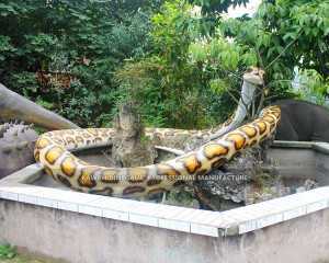 ແທ້ຈິງແມ່ນ Burmese Python Customized Animatronic Animal AA-1236