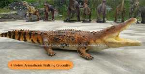 Realistisk krokodilmodell med rörelser och ljud Animatronic Animal Customized AA-1241