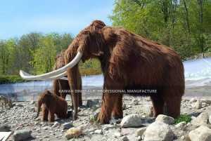 Realistic Mammoth Statue Animatronic Animal