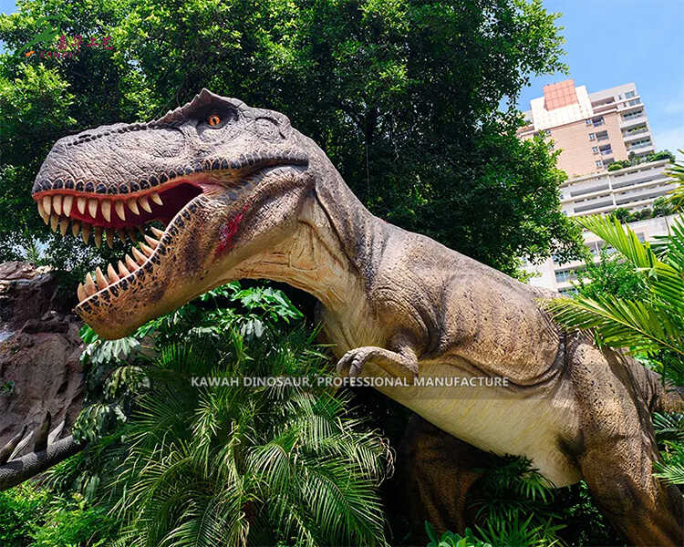 Parque animatrónico de dinosaurios Jurassic T Rex Fabricante de dinosaurios animatrónicos AD-012