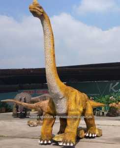 Брахиозаврда йөрү Озын муенлы динозавр Аниматроник Динозавр AD-605
