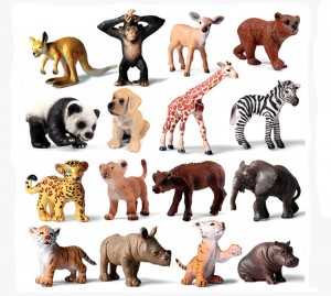 Eläintarhapuiston lisätuotteet Eri eläinmallit lelumatkamuistoja PA-2105