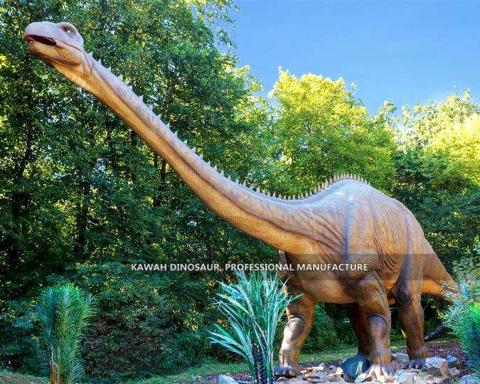 Animatronics Jurassic Park Long Ọrun Dinosaur Diplodocus Dinosaur Maker AD-053