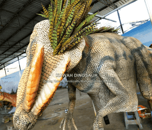 ទិញសំលៀកបំពាក់ដាយណូស័រជីវិតពិត Dilophosaurus DC-934