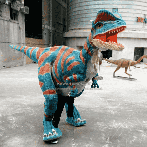 Pērciet reālistisku dinozauru kostīmu, pielāgotu dilofozauru izcilai publiskai izrādei DC-918