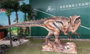 Carcharodontosaurus Yashushanyije Igishushanyo cya Dinosaur Igishusho Animatronic Dinosaur Uruganda AD-125