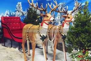 Новогоднее украшение Индивидуальный северный олень для публичной выставки Доставка по всему миру PA-1963