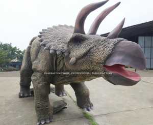 خاسلاشتۇرۇلغان پىيادە مېڭىش دىنوزاۋر رېئاللىقتىكى Triceratops Animatronic AD-606