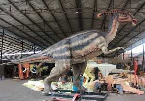 China New Product China Outdoor Animatronic Dinosaurier Statue Liewen-Gréisst Dinosaurier