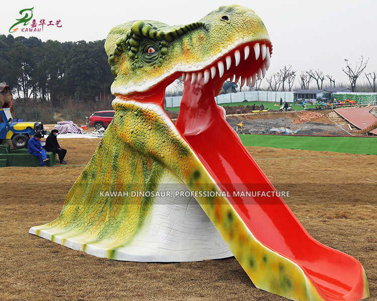 Customized Outdoor Kids Dinosaur Slide Safety for Sale PA-1978