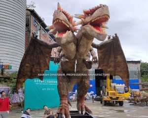 Giant Dragon Statue Animatronic Dragon for Exhibition