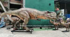 ដាយណូស័រប្រាកដនិយម Jurassic Park T Rex Animatronic Dinosaur Factory Customized Dinosaurs AD-011