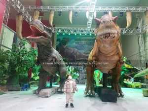 Uz skatuves staigājošs dinozaurs T-Rex statuja Reālistisks animācijas dinozaurs izrādei AD-601