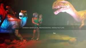 Deinosor Byd Jwrasig Taith Deinosor Animatronig Monolophosaurus ar gyfer Gweithgareddau Marchnata ADR-714