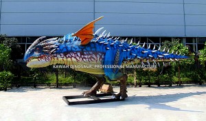Jurský park přizpůsobená realistická socha draka Animatronic Dragon AD-2308