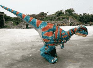 Ostke realistliku dinosauruse kostüümiga kohandatud dilophosaurus suurepärase avaliku näituse jaoks DC-918