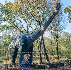 ដាយណូស័រ Animatronic Jurassic Adventure Park Apatosaurus Giant Long Neck Dinosaur AD-061
