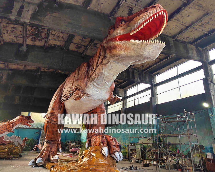Kako naredimo 20-metrski model Animatronic T-Rex?