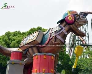 Amusement Park Decoration Funny Dinosaur Fiberglass fun tita PA-1905