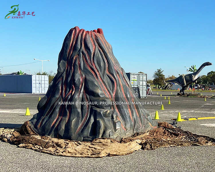 Buy Realistic Fiberglass Volcano for Sale Theme Park..