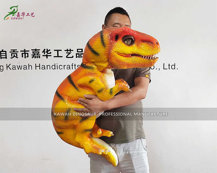 Gewilde T-rex Handpop Realistiese Dino Puppet vir Dinosaur Park Show HP-1122