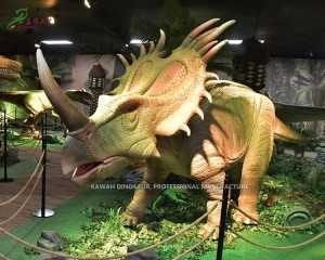 Zigong Animatronic Dinosaur Styracosaurus Life Size Dinosaurs Model for Sale