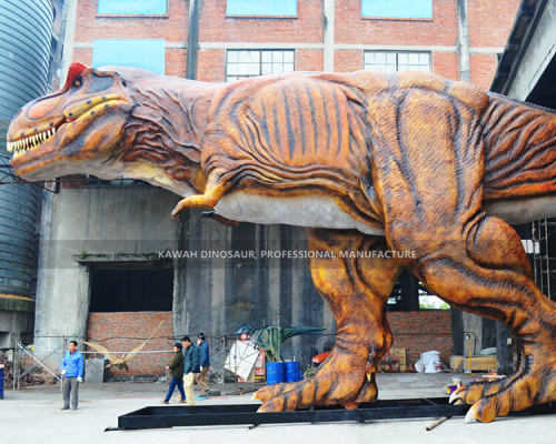 20 metrų T-Rex modelio gamyba