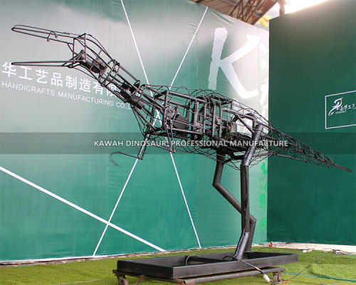Dilophosaurus model mechanical frame
