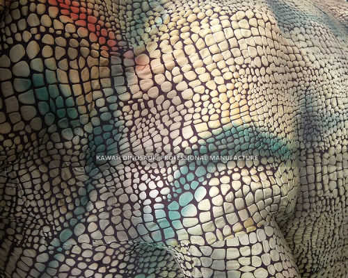کاردستی دقیق پوست به روز شده برای لباس دایناسور animatronic