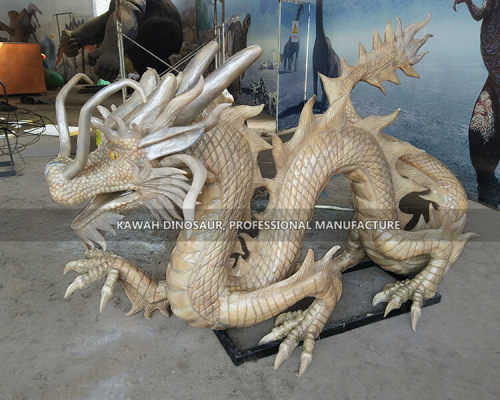 Carving for a Chinese dragon model