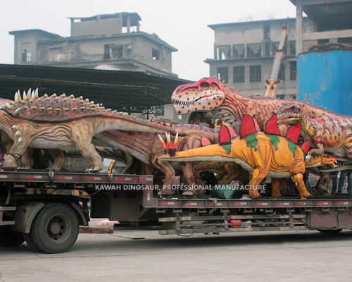 Dinosaurs were transported to Russia