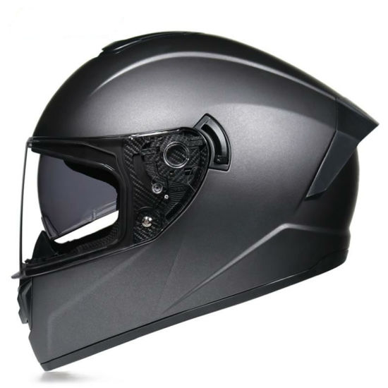 2021 New DOT Standard Solid Color Full Face Motorcycle Casco Helmet
