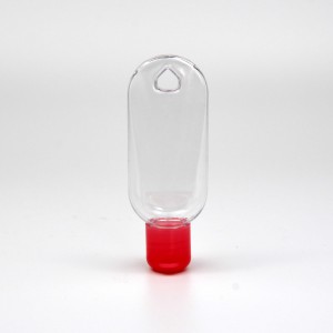 2 oz clear PETG hinge top containers bottle with 18-415 neck finish