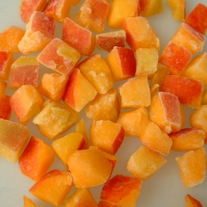IQF Frozen Diced Apricot le pa'u