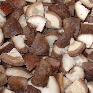 IQF Fa'aaisa Shiitake Mushroom Quarter