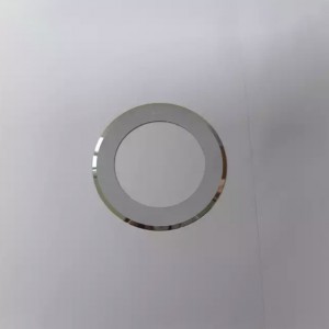 Volframkarbido cirkla tranĉilo tranĉilo por tranĉi litian baterio elektrodo folio