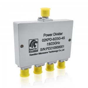 高频宽带 8000-23000MHz 功率分配器 RF 微带功率分配器 4 Way Wilkinson Power Spilitter Divider
