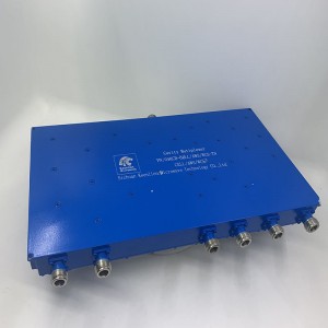 射频微波无源元件腔体 6 频段多路复用器组合器
