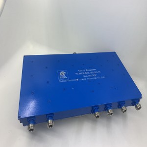 射频微波无源元件腔体 6 频段多路复用器组合器