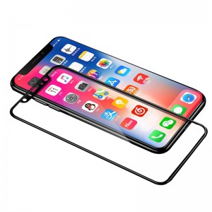 2.5D silk print tempered glass screen Protector Compatible with iPhone 12  6.1 inch,Tempered Glass Film, 9H Hardness,2.5D Edge, Scratch Resistant, Case Friendly