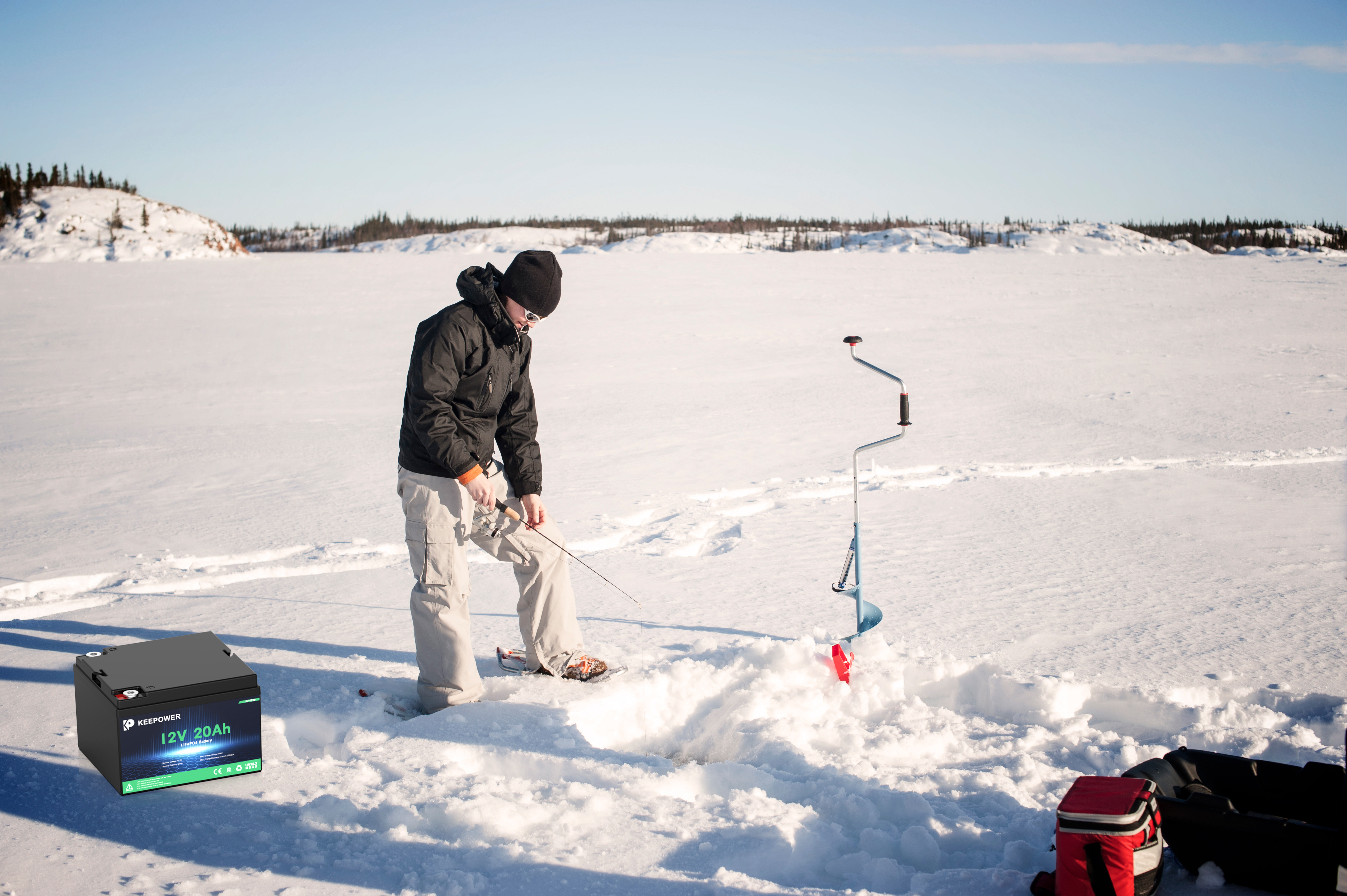 Buz Balıkçılığı-Pil