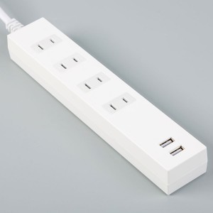 Compact Travel Extension Cord Power Strip with ...