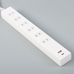 6-Outlet Over Load Protection Surge Protector P...