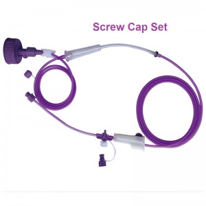 ENFit Enteral Nutrition Feeding Tube Screw Screw Set bo Use Gravity and Pump Use